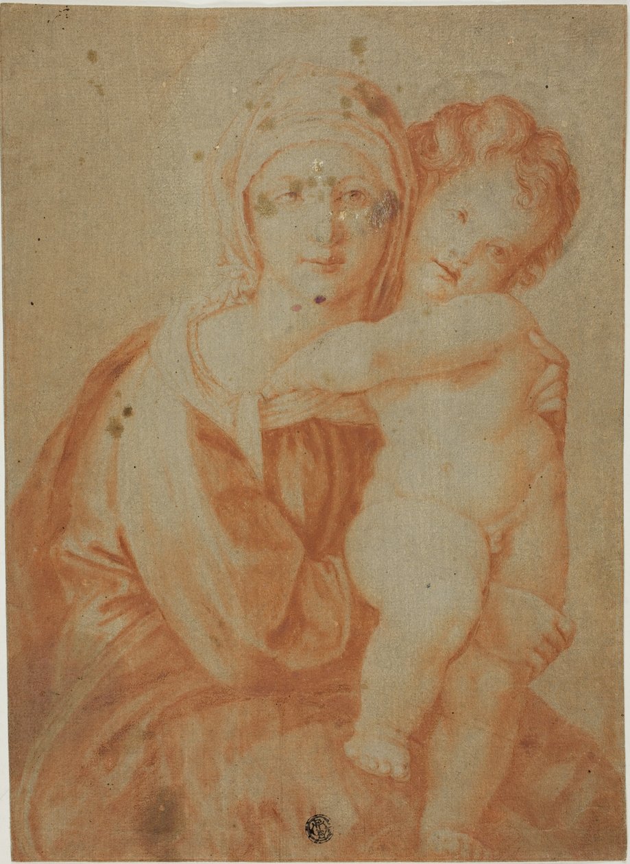 madonna ve çocuk by Unknown artist