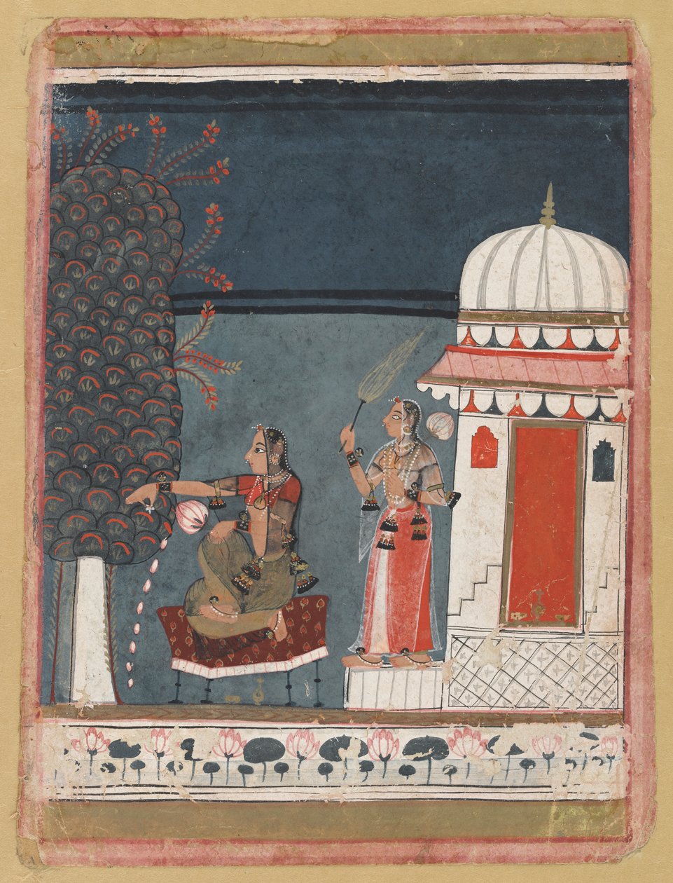 Bir Ragmala serisinden Malashri Ragini by Unknown artist