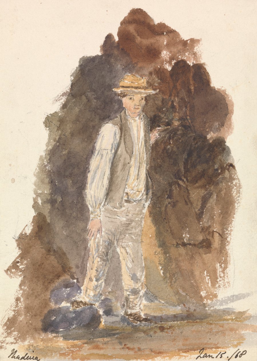 Man Standing (Madeira 15/68 Ocak) by Unknown artist