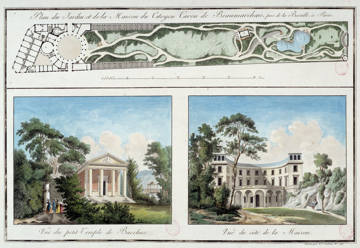 Fransız yazar ve oyun yazarı Pierre Augustin Caron de Beaumarchais