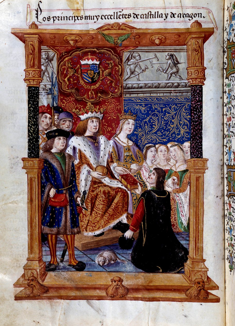 Marcuello, kitabını Aragon Kralı II. Ferdinand