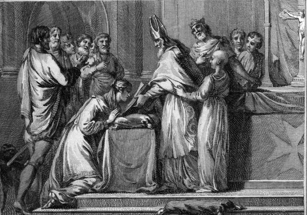 Sigebert I (535-575), Austrasia ve Brunehaut Kralı (veya Brunehilde, 543-613)