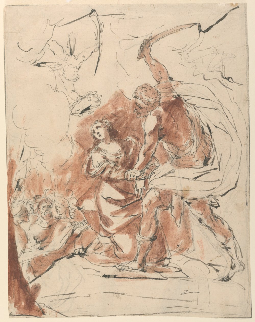 Bir Kadın Azizin Şehadeti by Unknown artist