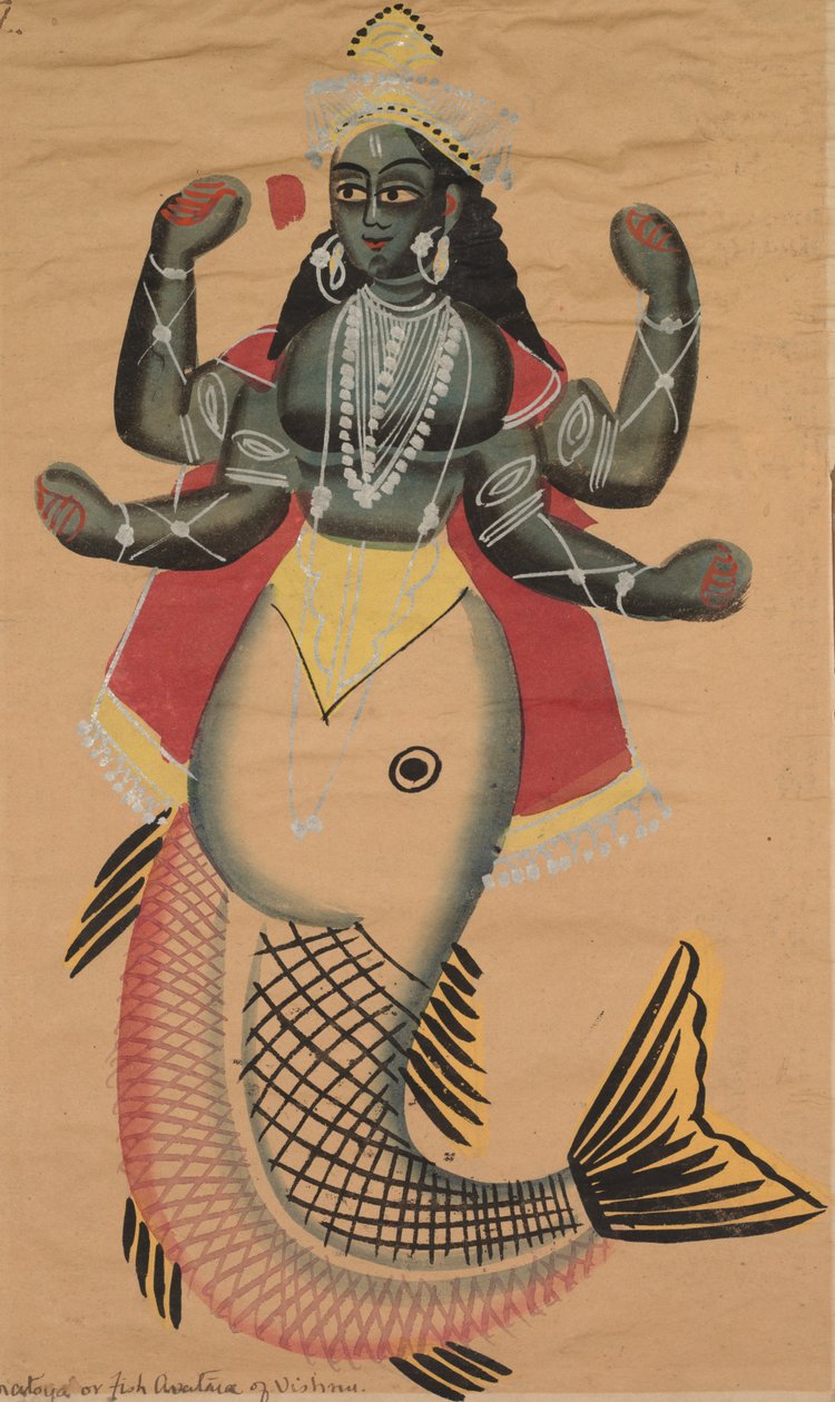 Matsya, Vishnu'nun Balık Avatarı by Unknown artist