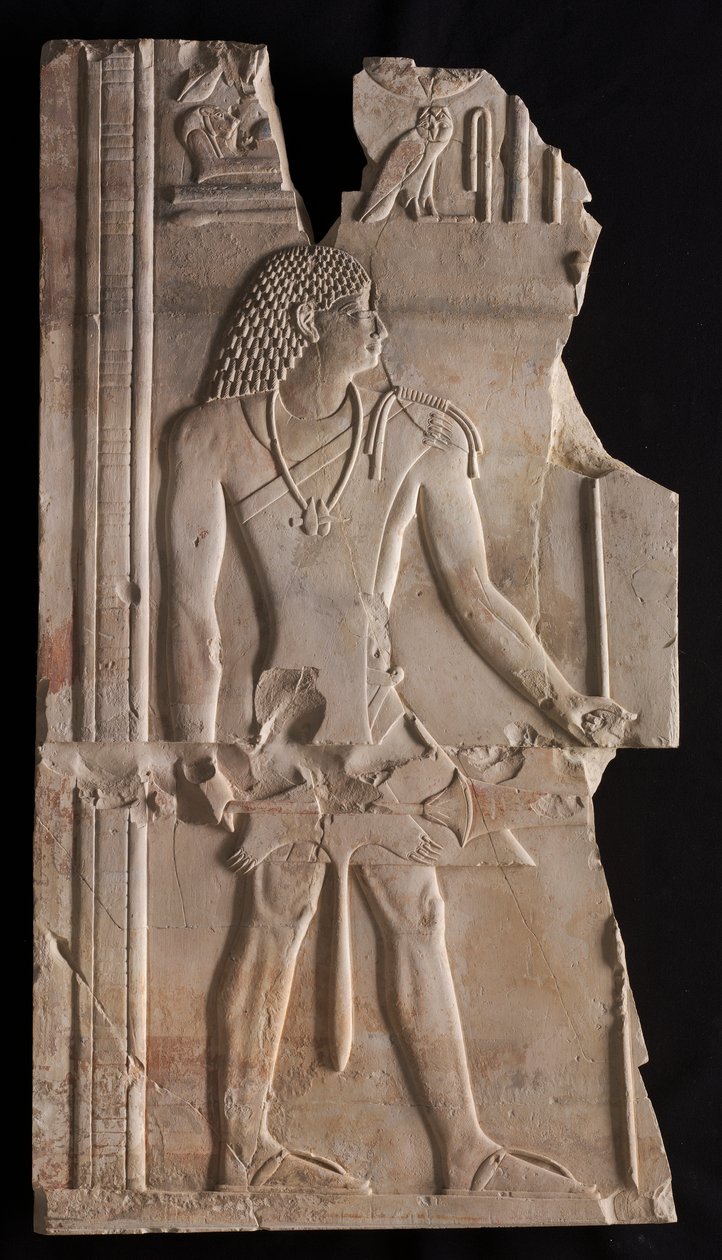Mentuemhat Asa ve Asa ile Rahip olarak by Unknown artist