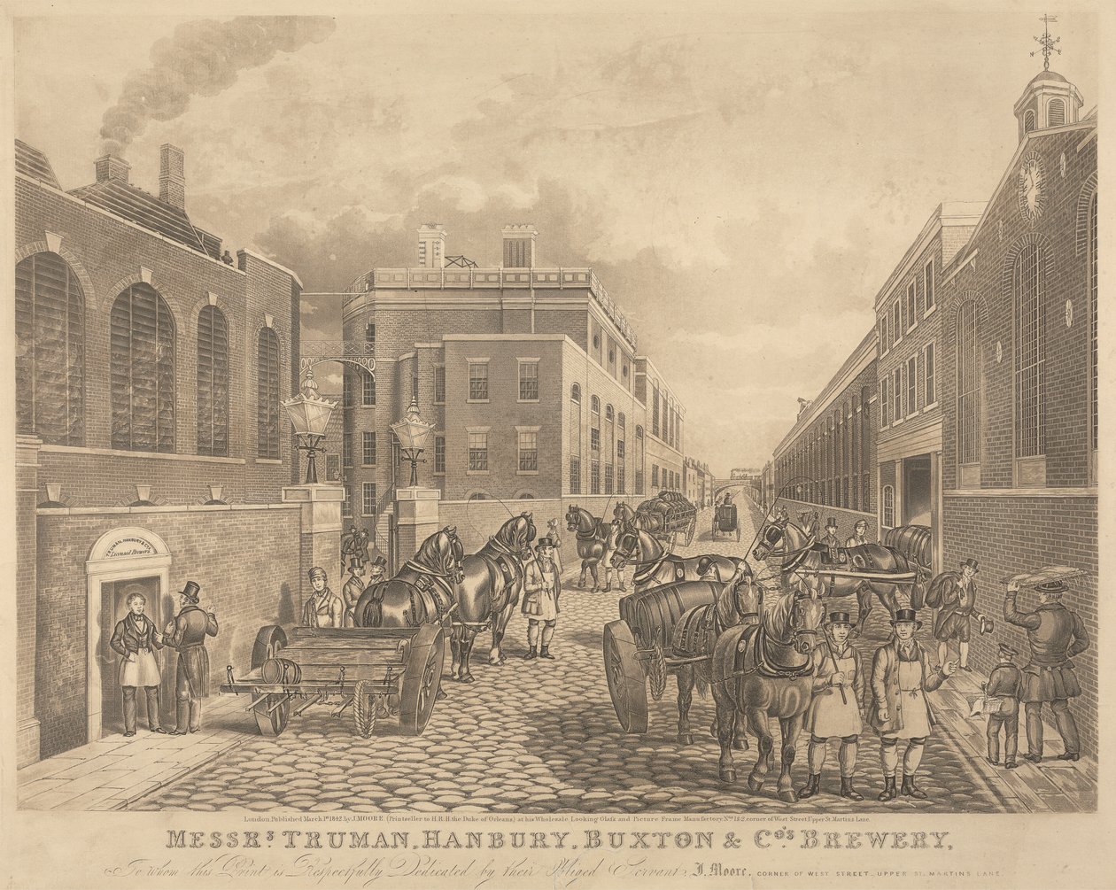 Messrs. Truman, Hanbury, Burton & Co.'nun Bira Fabrikası by Unknown artist