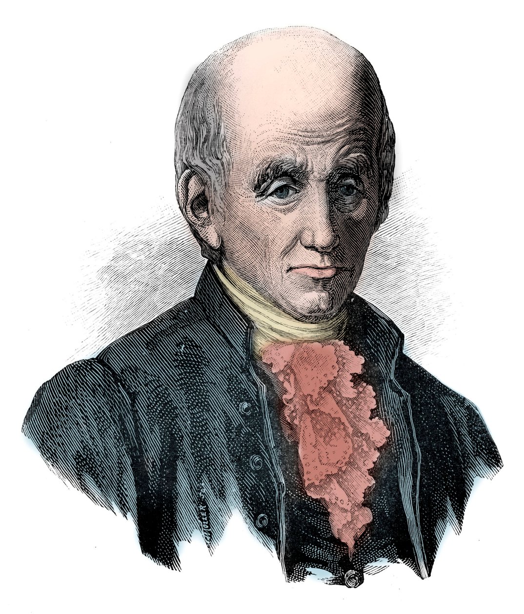 Michel Adanson (1727-1806), Fransız botanikçi. by Unknown artist