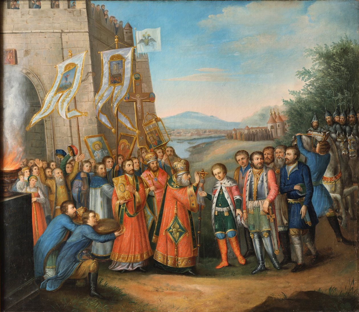 Michel Ier de Russie (1596-1645) - Mihail Feodorovich 14 Mart'ta Rus tahtına çağrıldı by Unknown artist