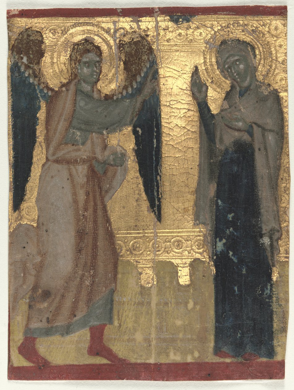 Saatler Kitabından Kesilen Minyatür: Müjde by Unknown artist
