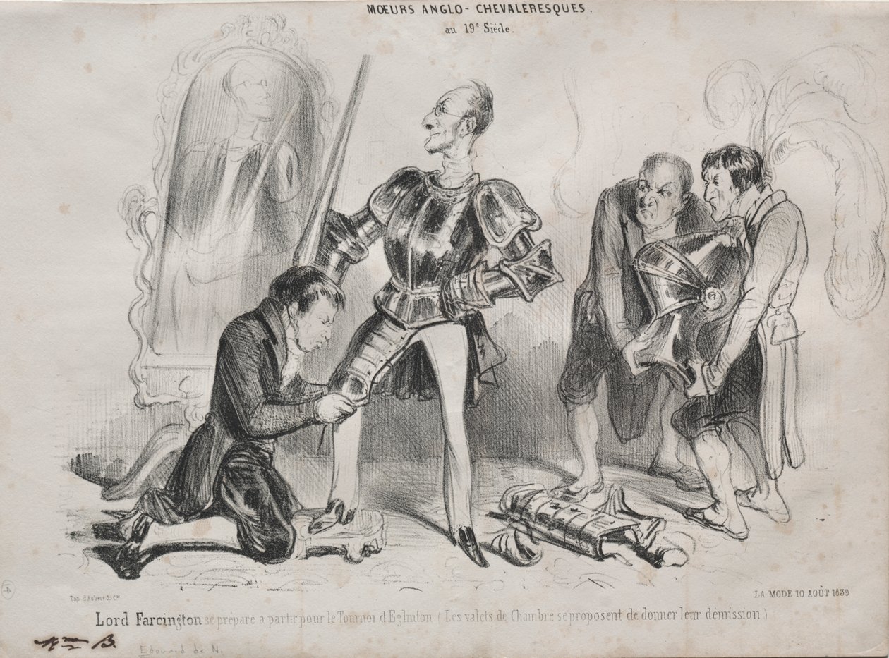 İngiliz-şövalye gelenekleri by Unknown artist