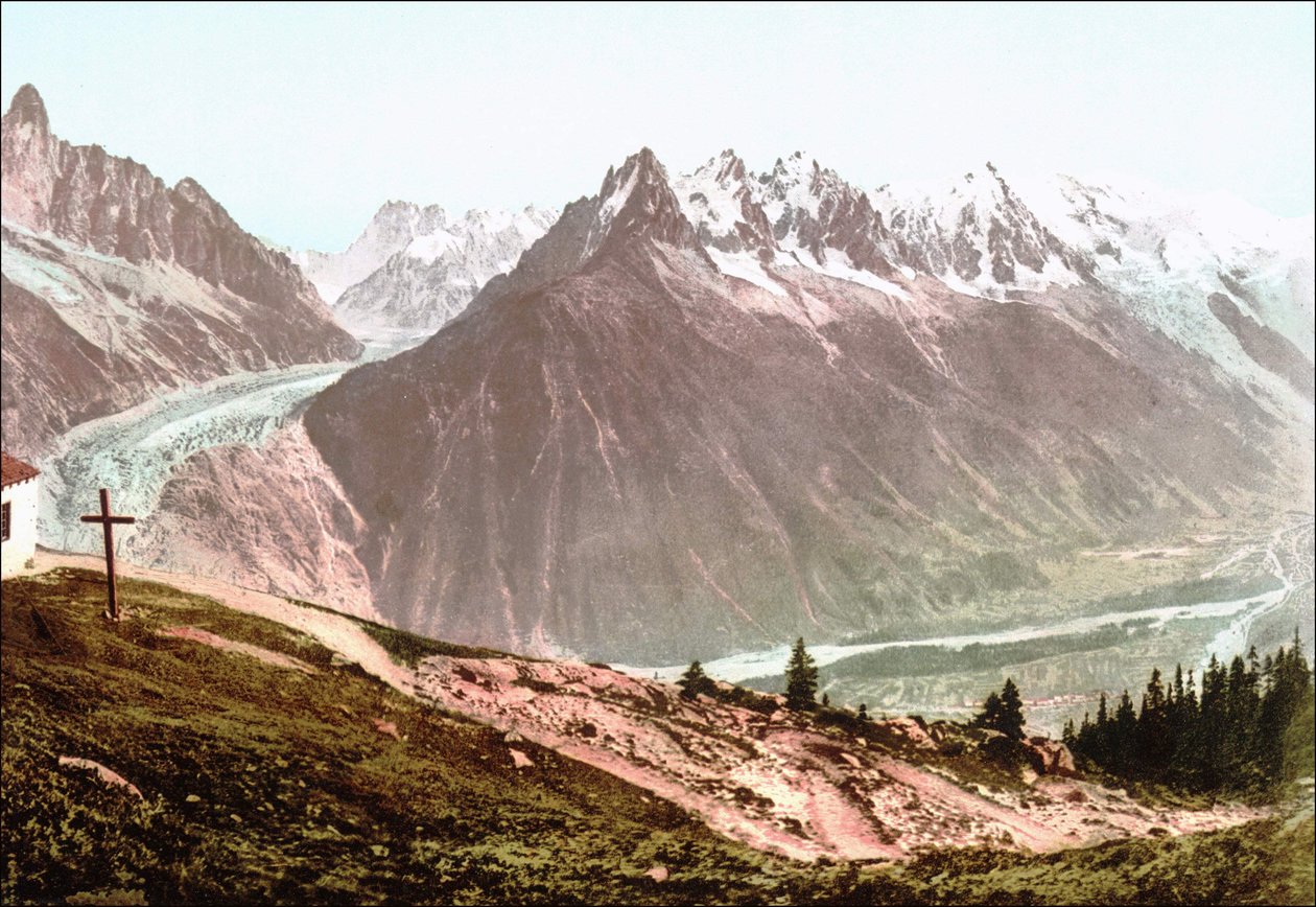 1890 civarında Mont Blanc by Unknown artist