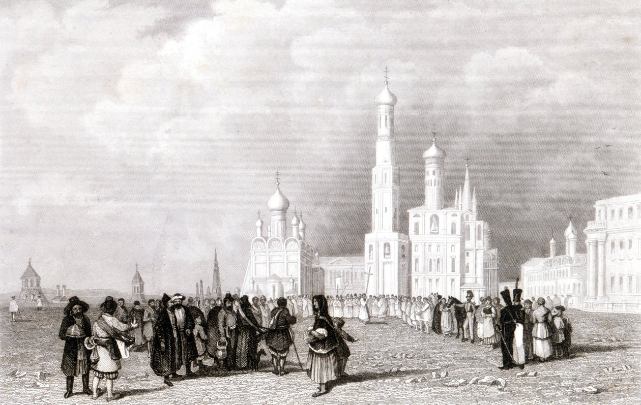 Moskova. İvan Velik Kilisesi by Unknown artist