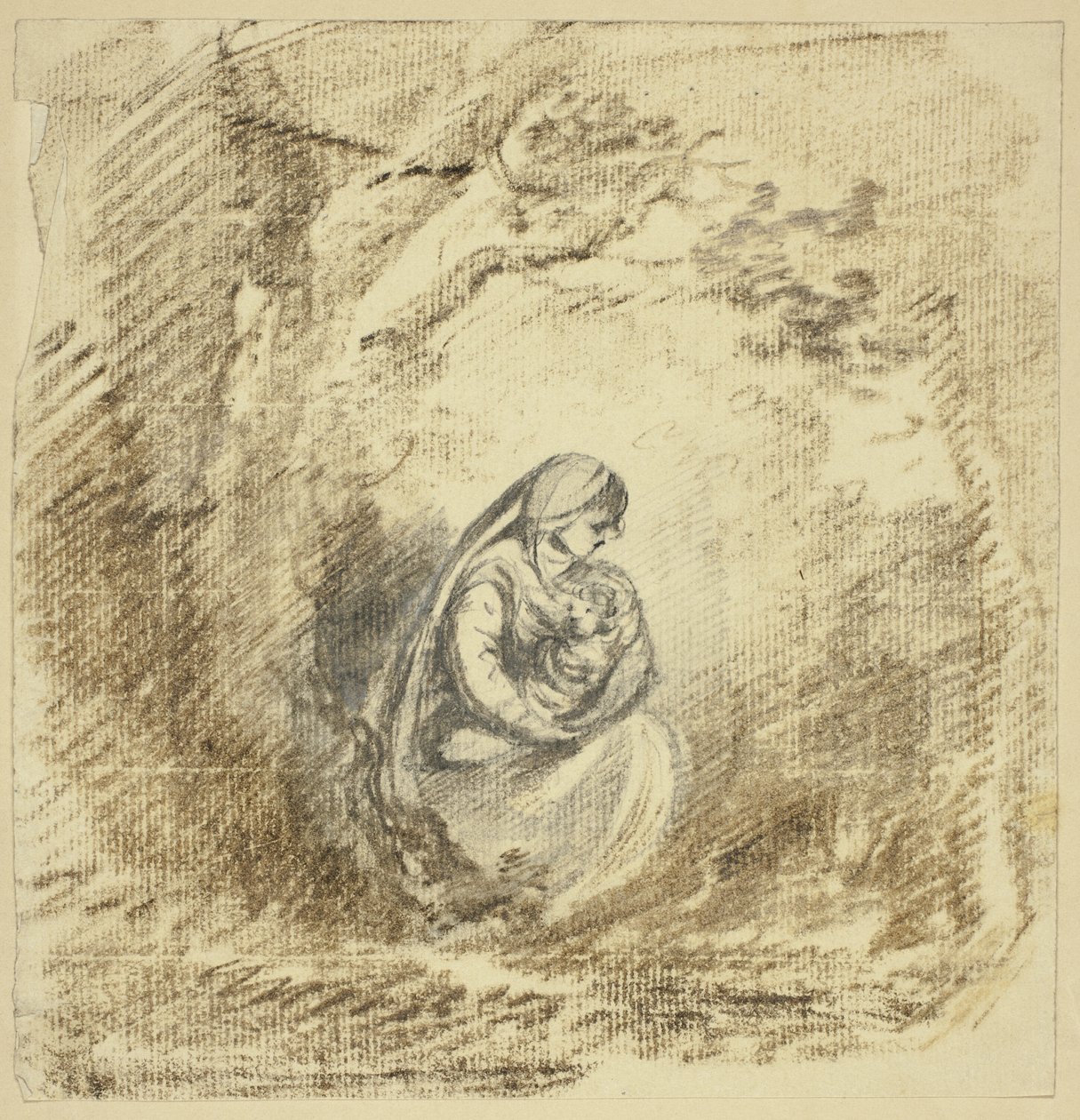 Anne ve Çocuk by Unknown artist