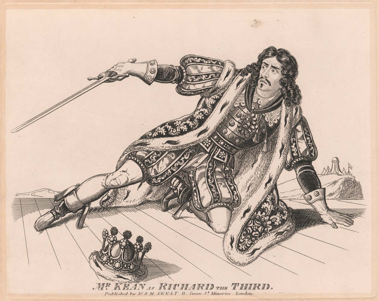 Bay Kean Richard III olarak by Unknown artist