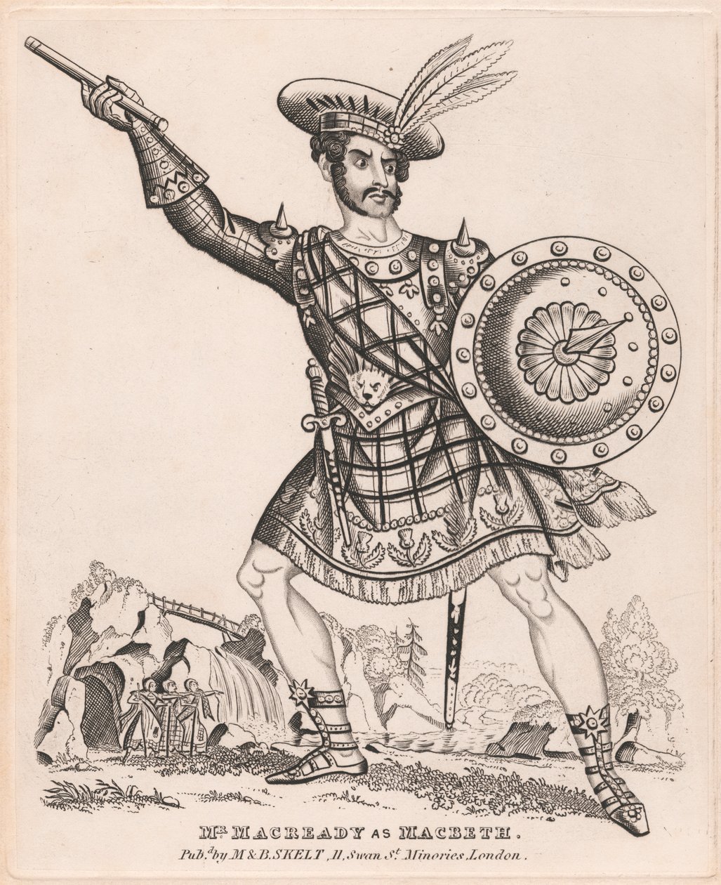 Bay Macready Macbeth olarak by Unknown artist
