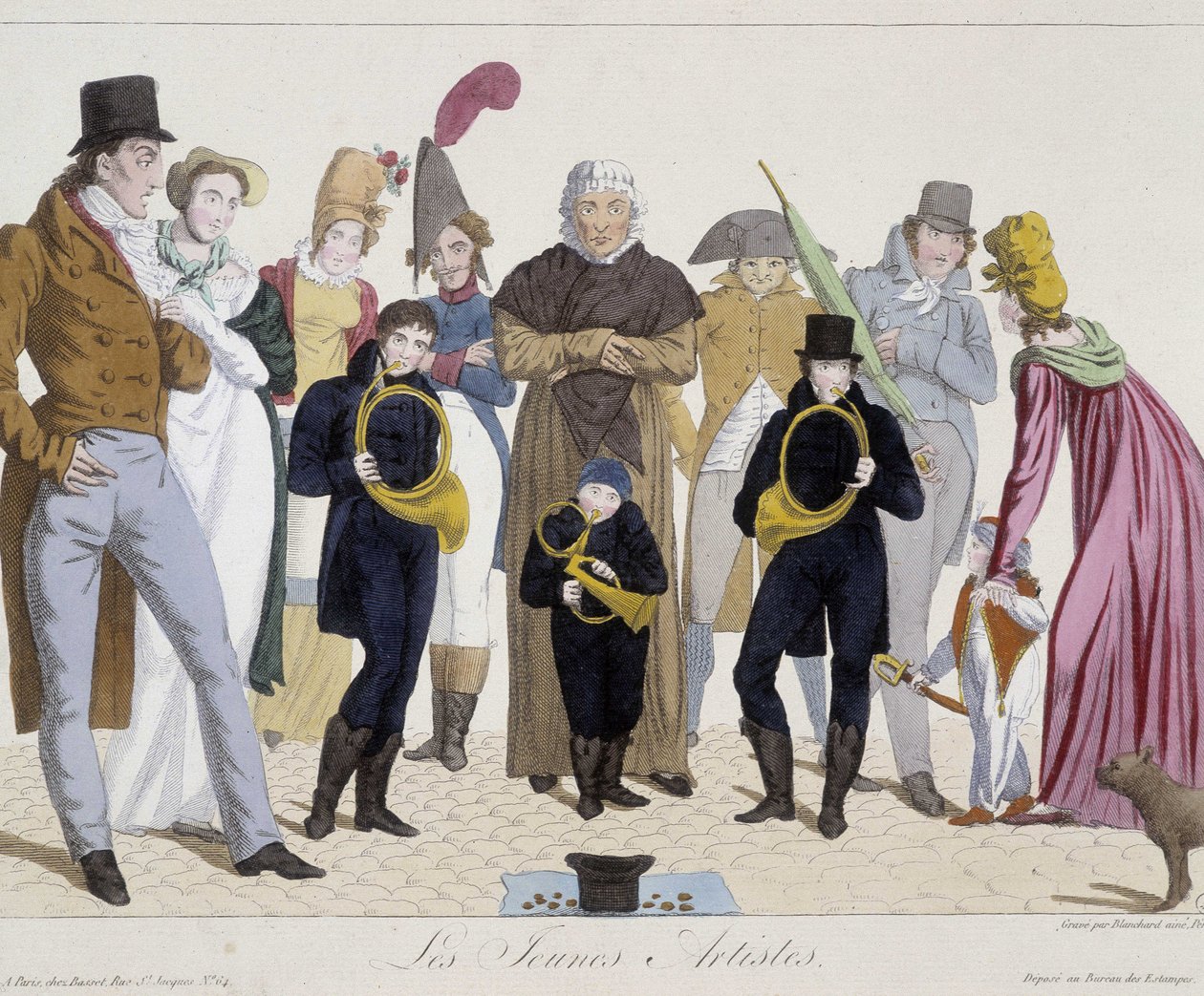 Sokaktaki müzisyenler: genç sanatçılar (korna) - Carnavalet by Unknown artist