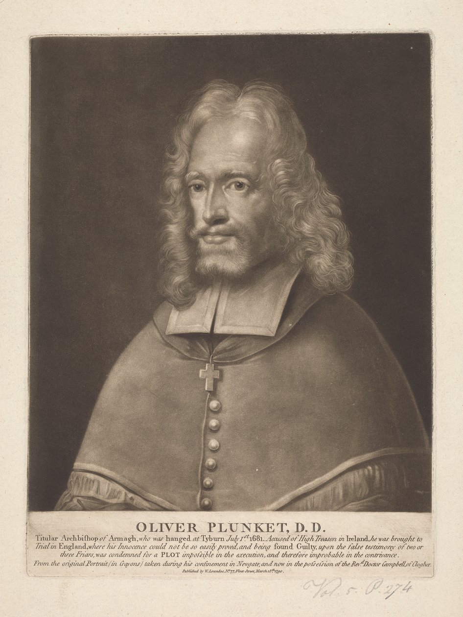Oliver Plunket by Unknown artist