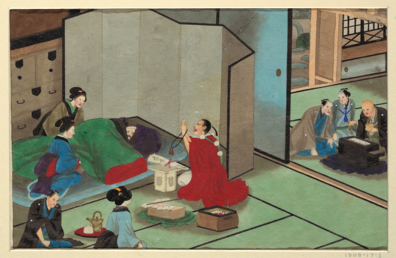 Bir Adamın Ölümü ve Cenazesinin On Altı Sahnesinden Biri by Unknown artist