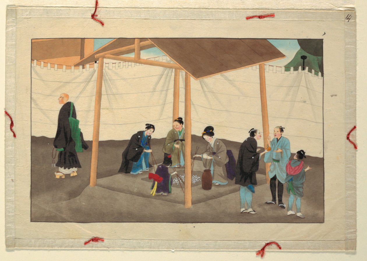Bir Adamın Ölümü ve Cenazesinin On Altı Sahnesinden Biri by Unknown artist