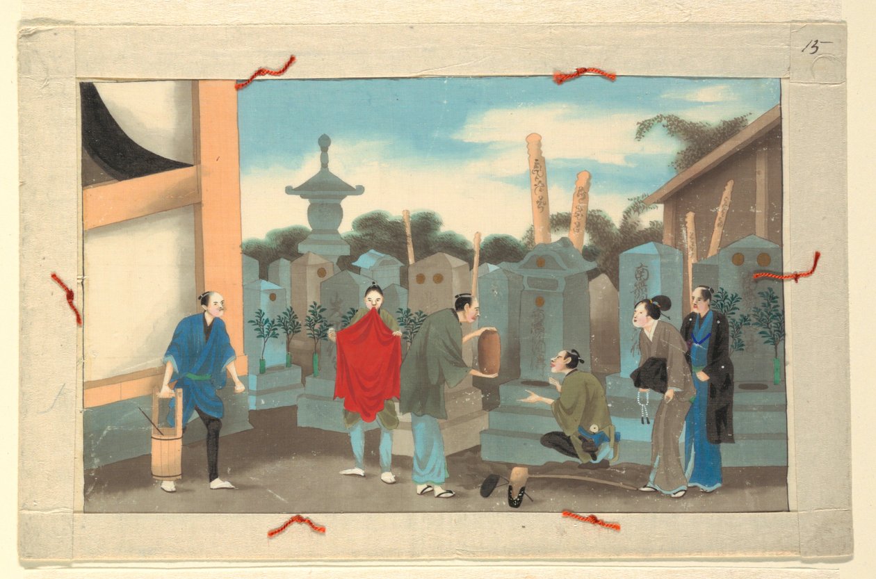 Bir Adamın Ölümü ve Cenazesinin On Altı Sahnesinden Biri by Unknown artist