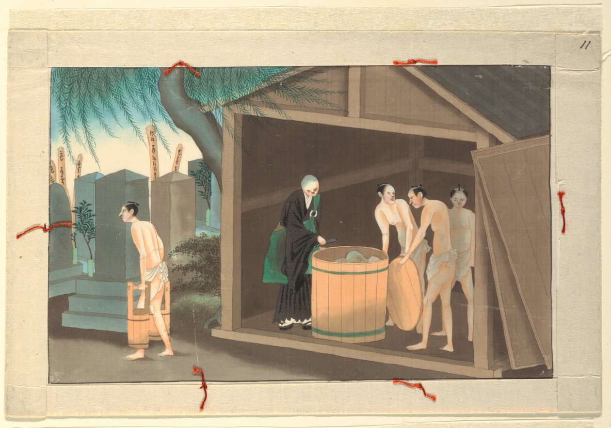 Bir Adamın Ölümü ve Cenazesinin On Altı Sahnesinden Biri by Unknown artist
