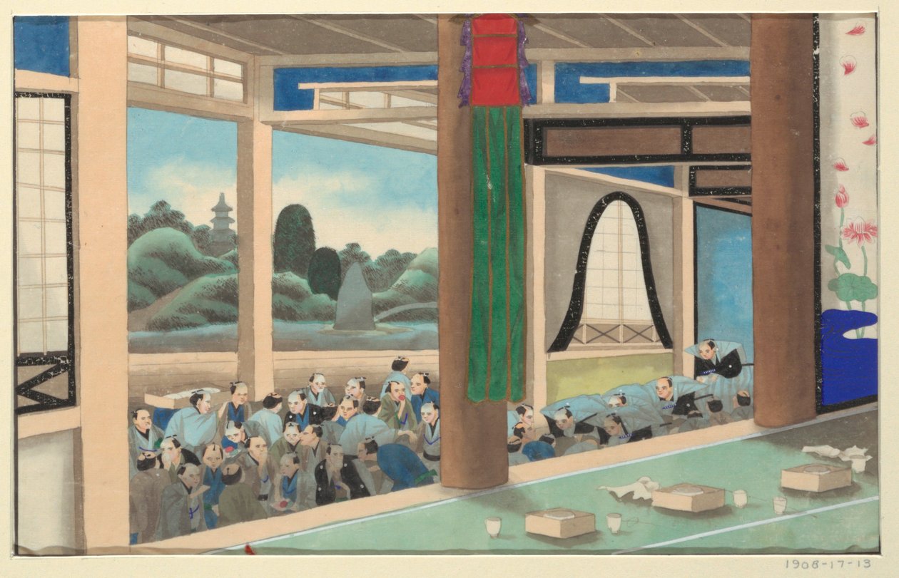 Bir Adamın Ölümü ve Cenazesinin On Altı Sahnesinden Biri by Unknown artist