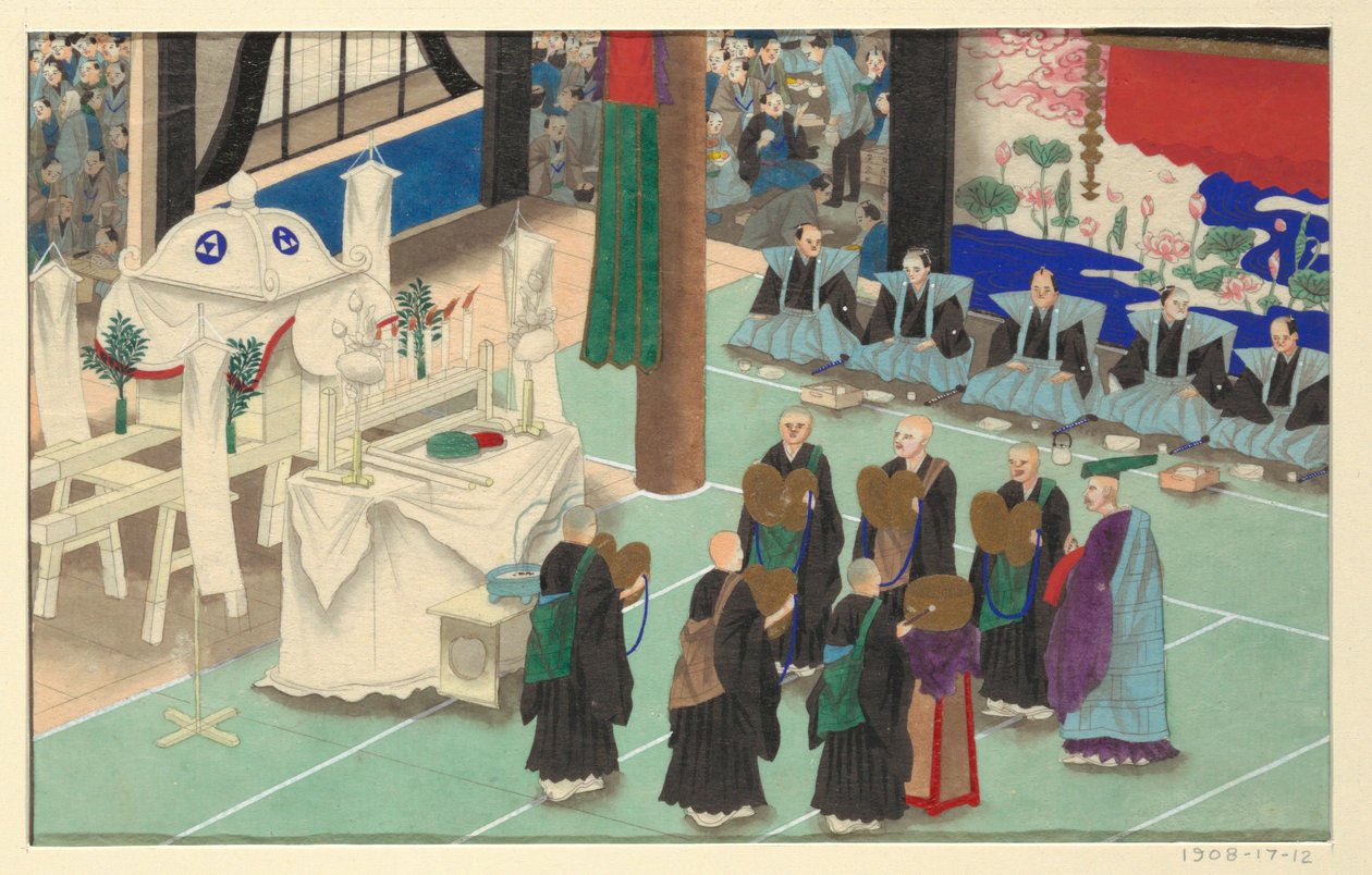Bir Adamın Ölümü ve Cenazesinin On Altı Sahnesinden Biri by Unknown artist