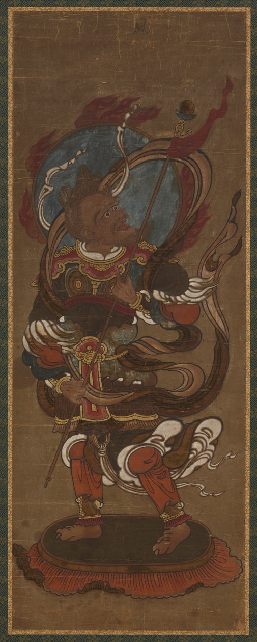 On iki devadan biri: Fu-ten (<em>Vayu</em>) by Unknown artist