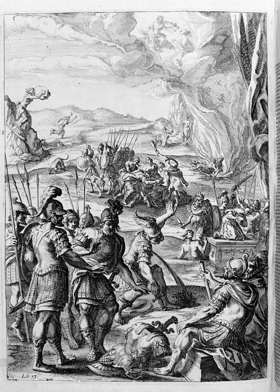 Ovidius (Ovidius) - 15. kitap için illüstrasyon - (P. Ovid