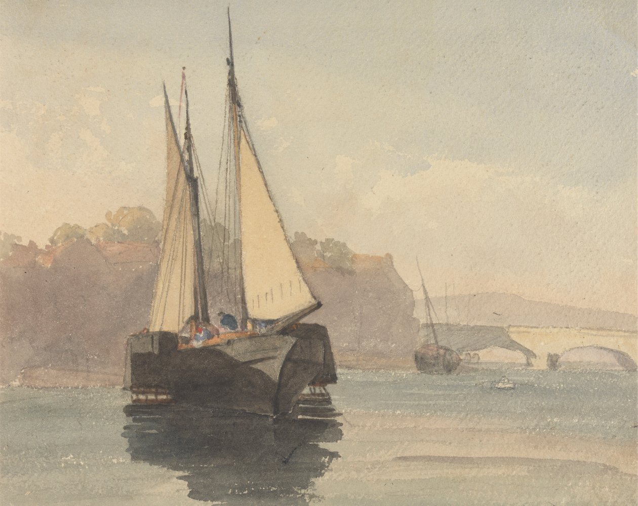 Weymouth Yakınında Çarklı Vapur by Unknown artist