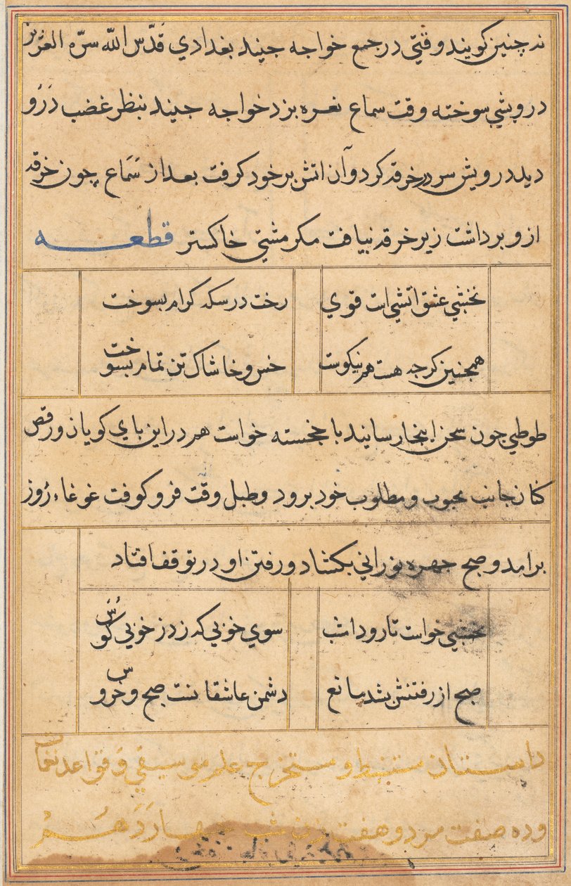Bir Papağan Masallarından Sayfa: metin sayfası by Unknown artist