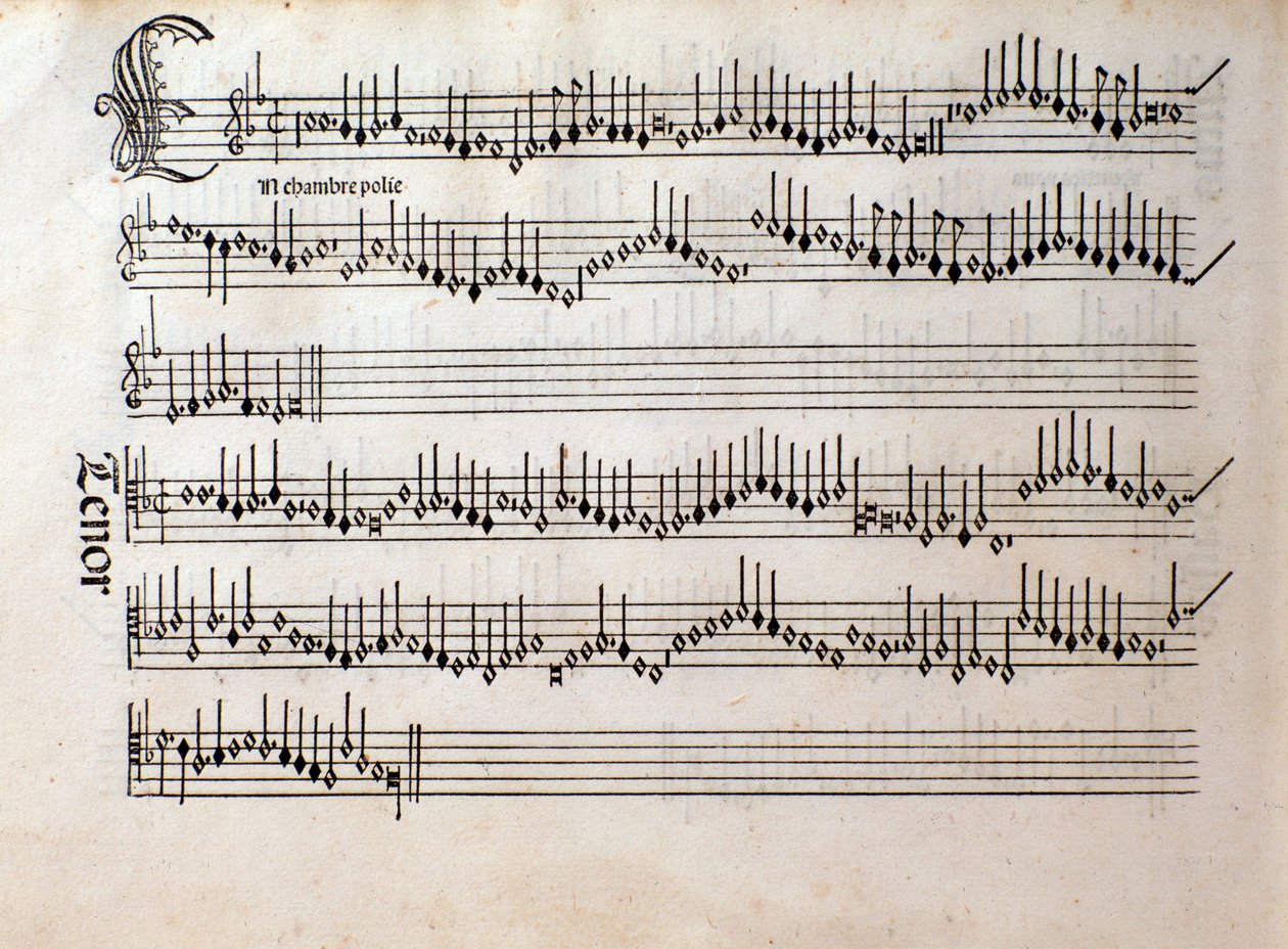 Ottaviano Petrucci tarafından yazılan Harmonik Müzikler Odhecaton