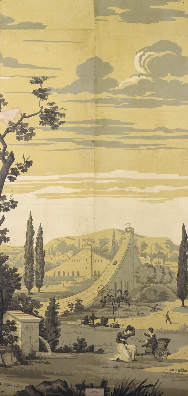 Lunaparkta Bir Sahnenin Yer Aldığı Panel by Unknown artist