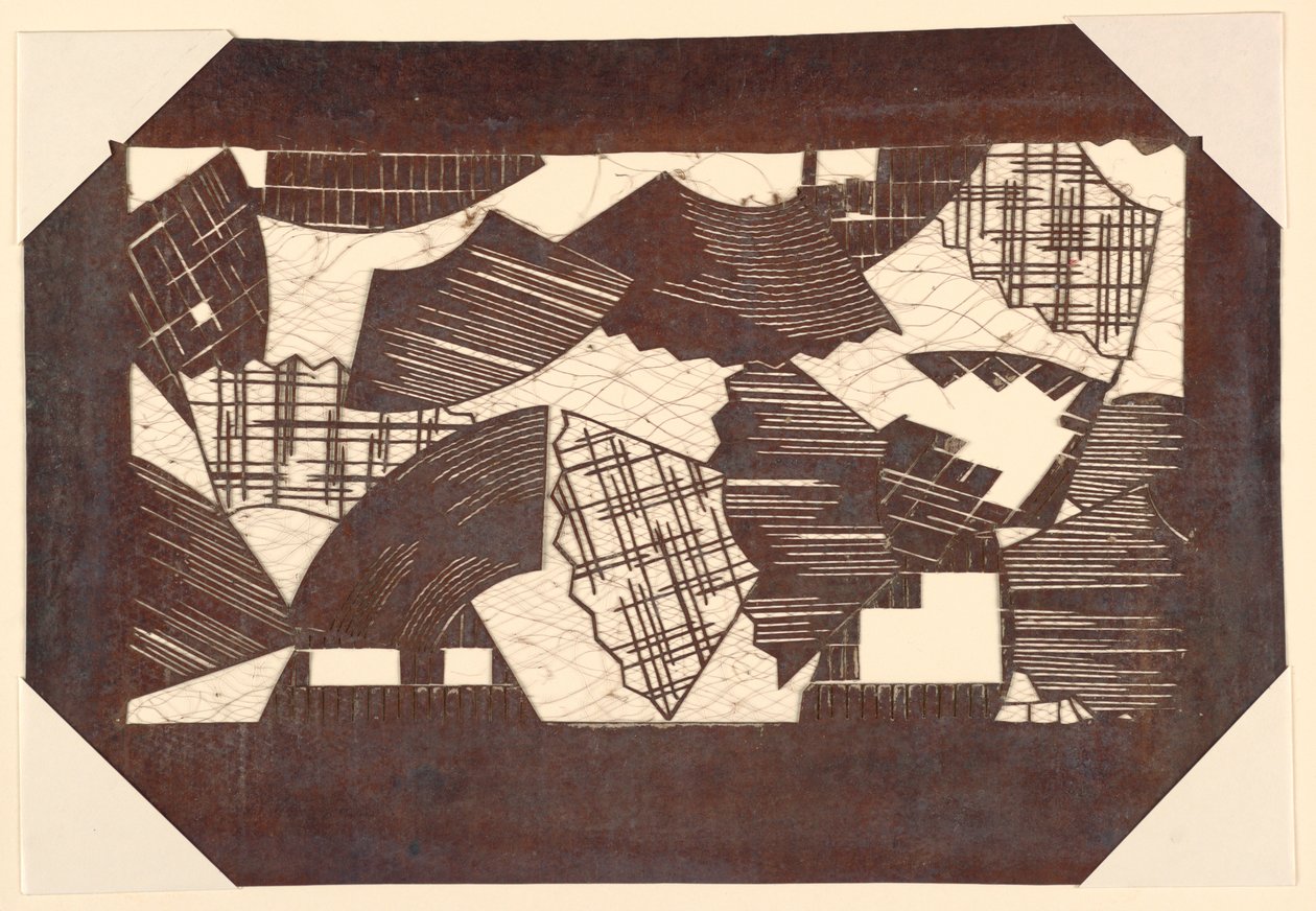 Kağıt Yelpaze Motifi by Unknown artist
