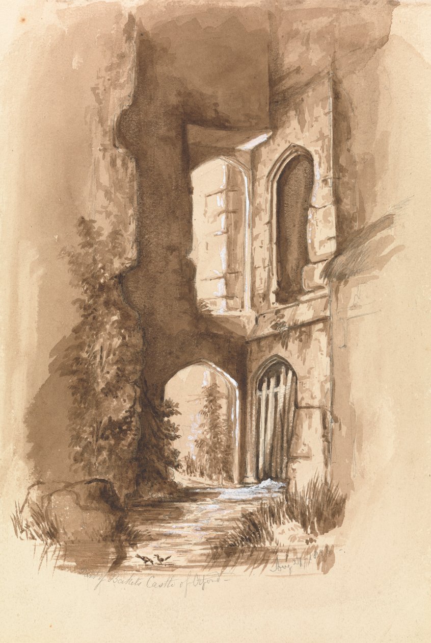 Becket Kalesi'nin bir parçası, Otford by Unknown artist
