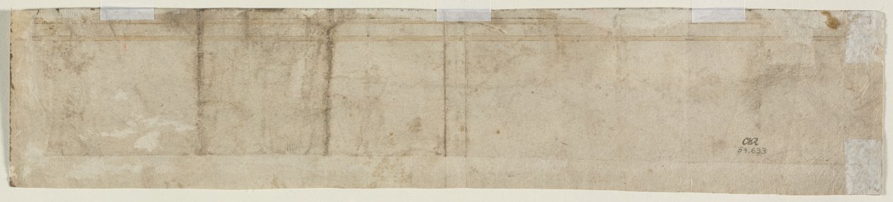 Kısmi Mimari Çalışma (verso) by Unknown artist