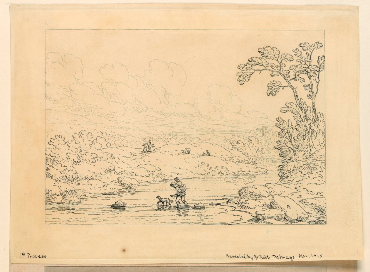 Pastoral Sahne, 1. Süreç by Unknown artist