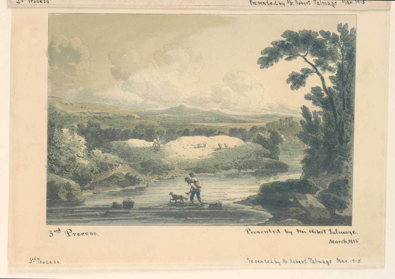 Pastoral Sahne, 3. süreç by Unknown artist