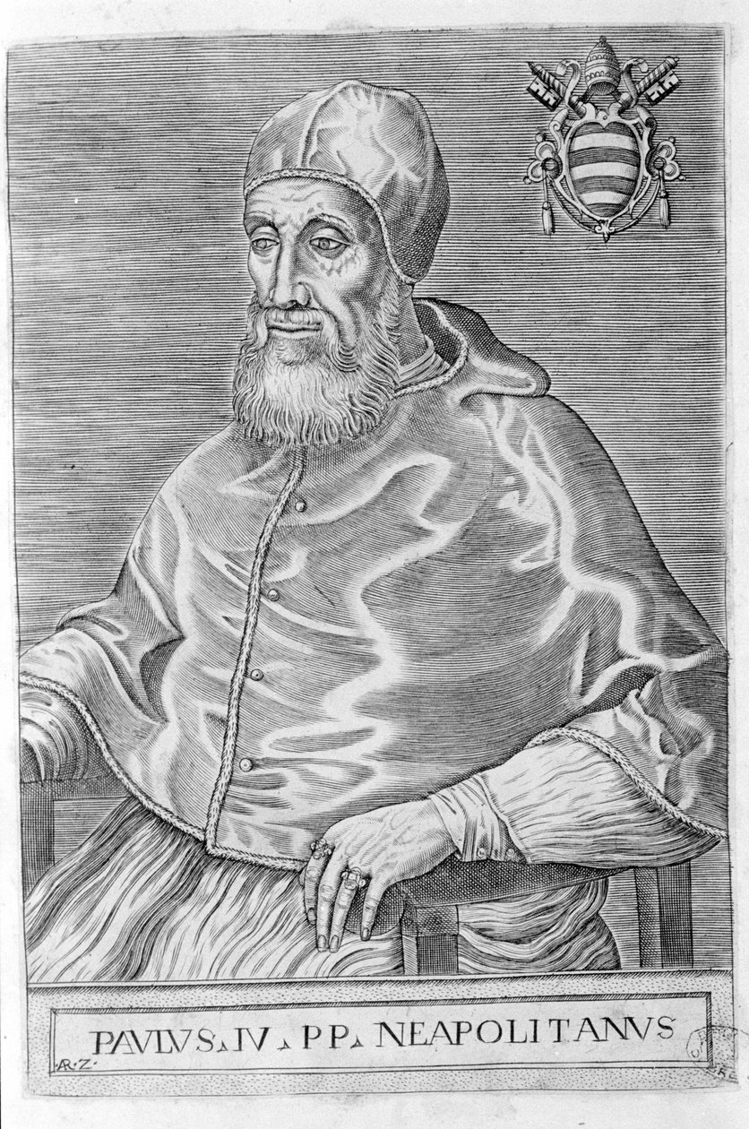 Paul IV (1476 - 1559). by Unknown artist