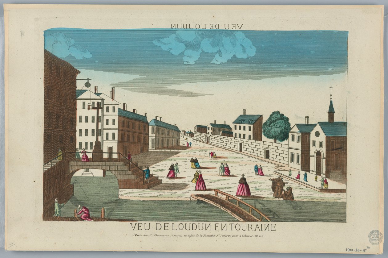 Peep-show, Touraine'deki Veu de Londun by Unknown artist