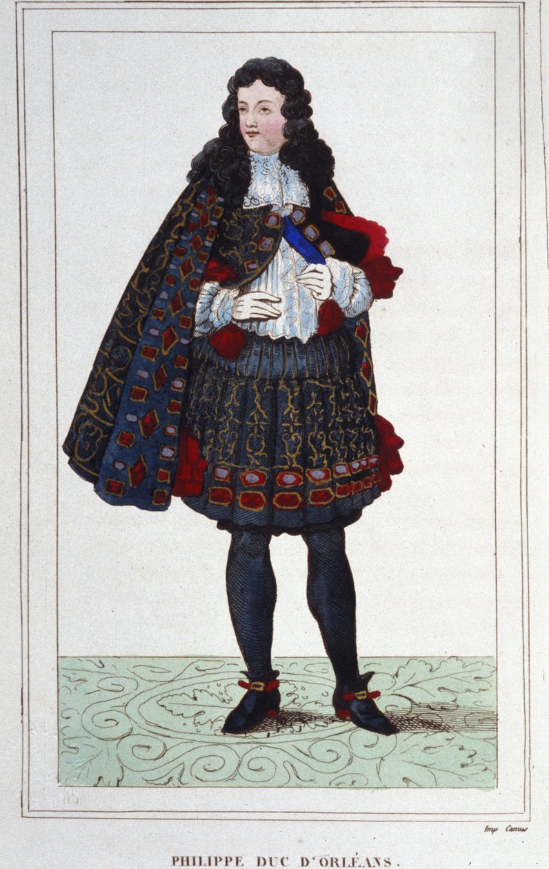 Philip II, Orléans Dükü, Chartres, Valois, Nemours ve Montpensier (1674-1723). 1715