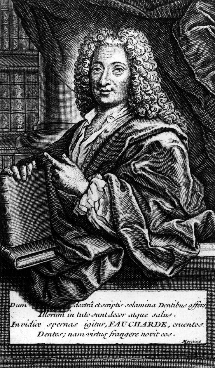 Pierre FAUCHARD (1678-1761) Fransız cerrah ve diş hekimi. by Unknown artist