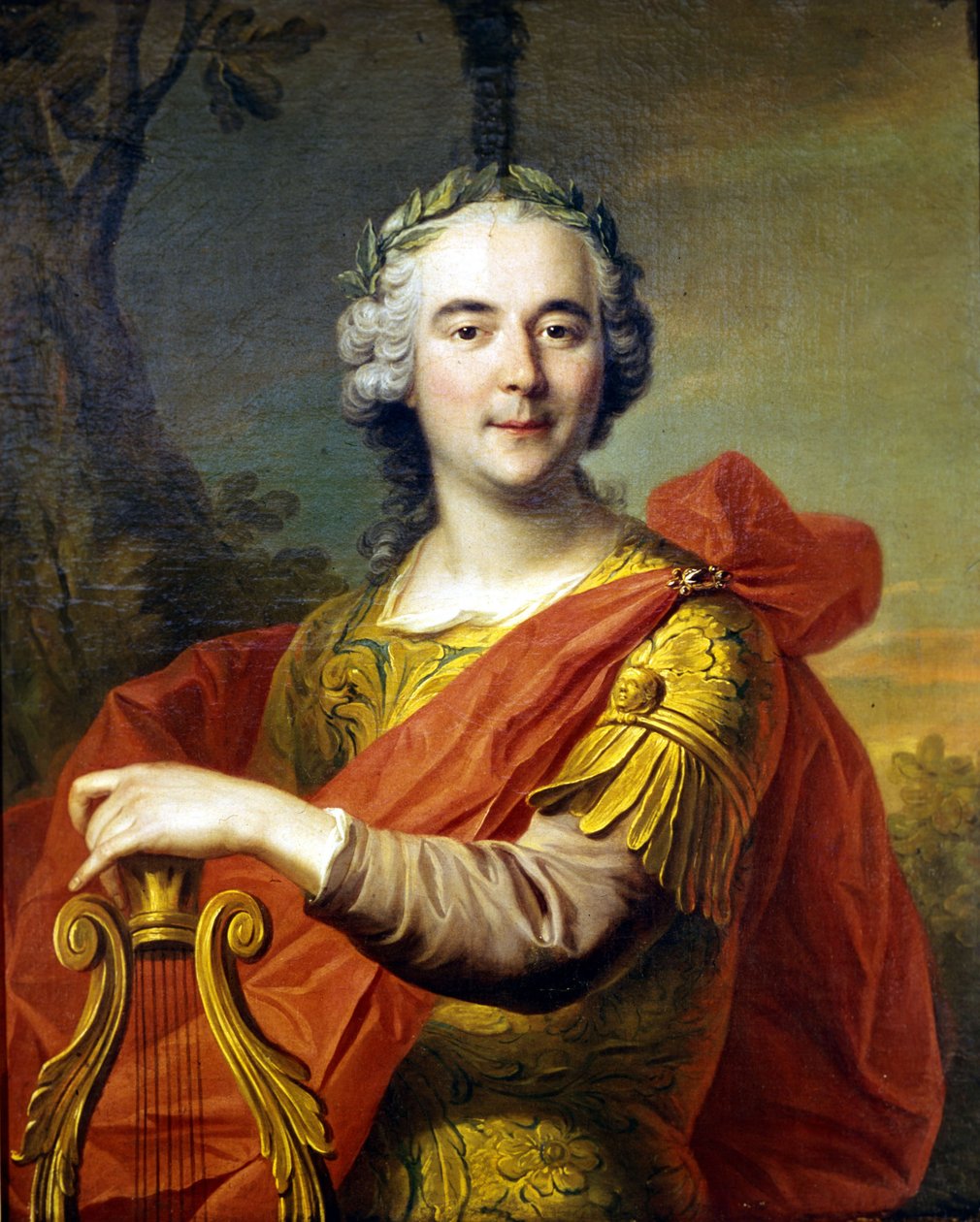 Pierre de Jelyotte (1713 - 1797), Fransız tenor ve besteci. by Unknown artist
