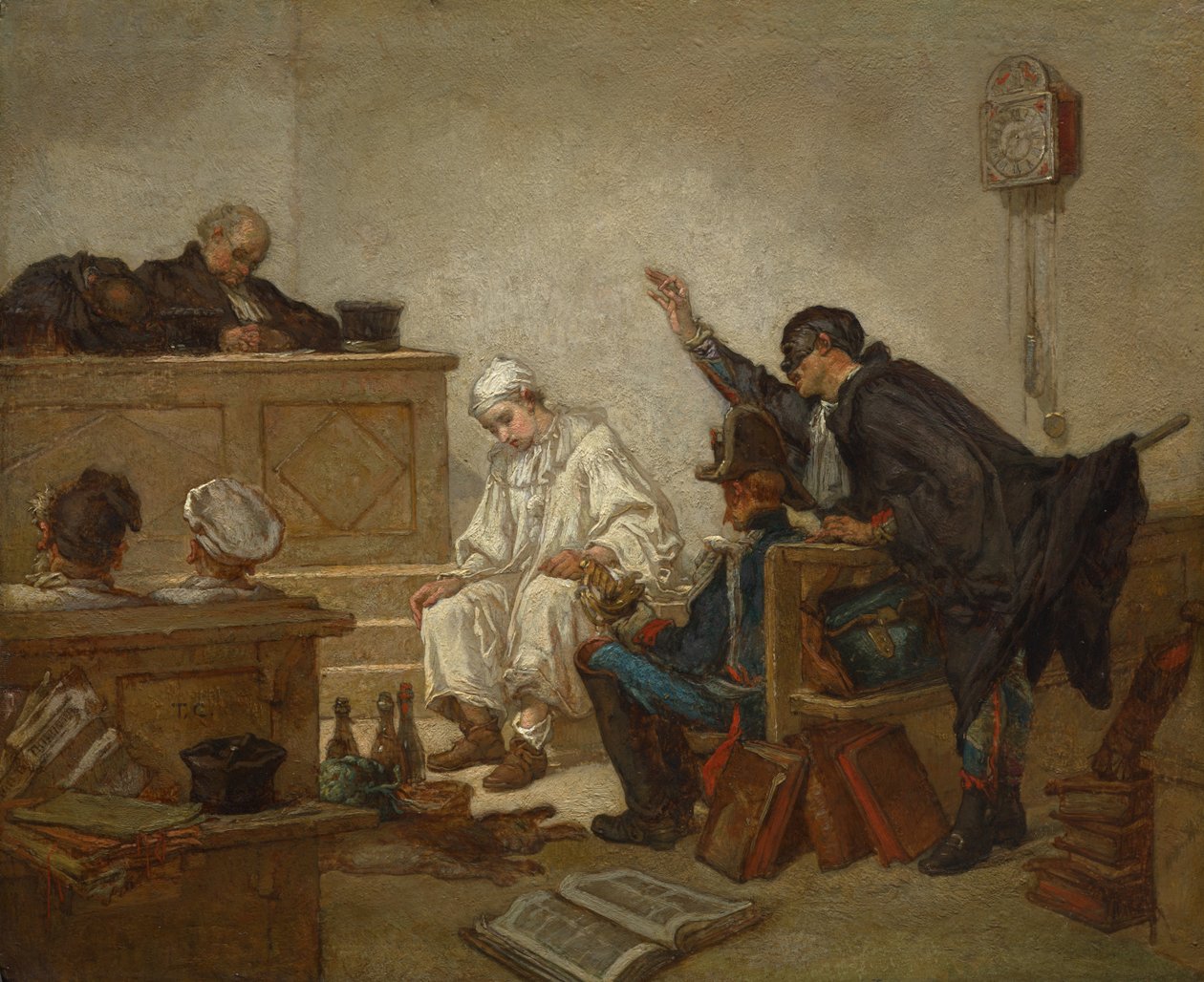 Ceza Mahkemesinde Pierrot by Unknown artist