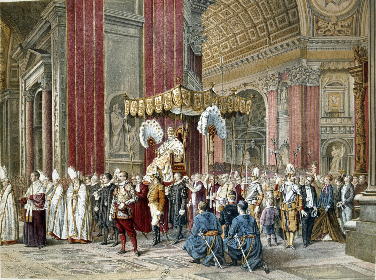 Papa Pius IX (1792-1846), 08/12/1869 tarihinde Aziz Petrus Bazilikası