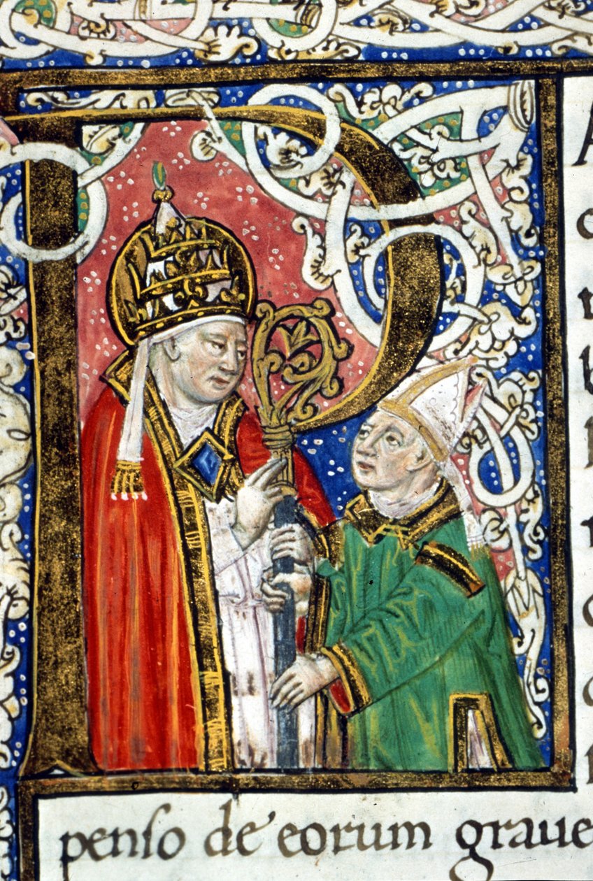 Papa Aziz Gregory I Büyük (540 - 604). by Unknown artist
