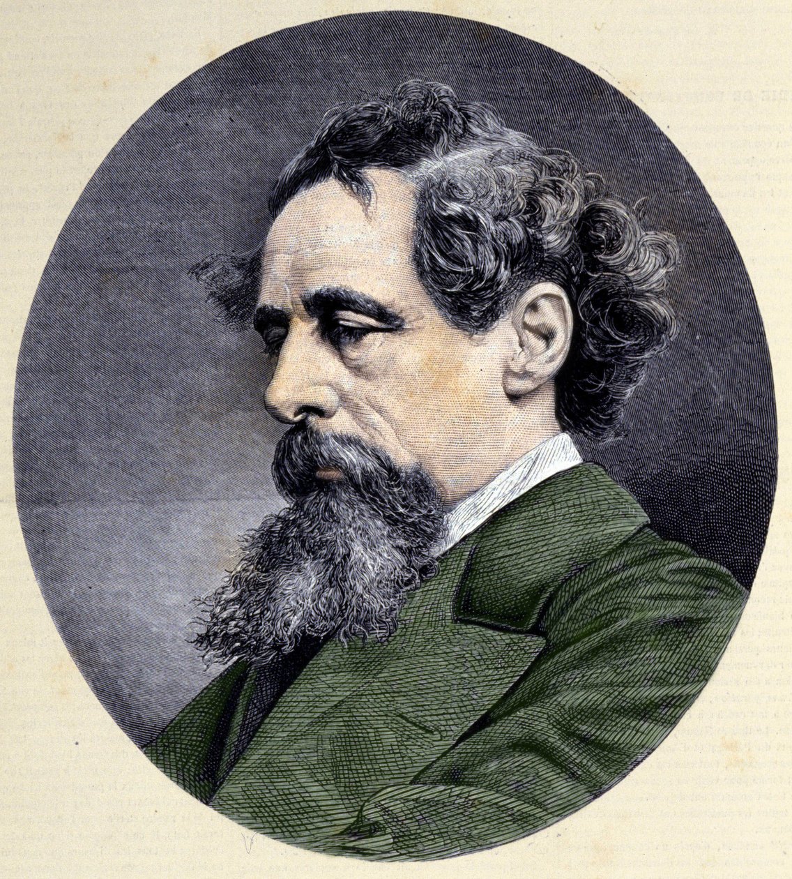 Charles Dickens (1812-1870), İngiliz yazar. by Unknown artist