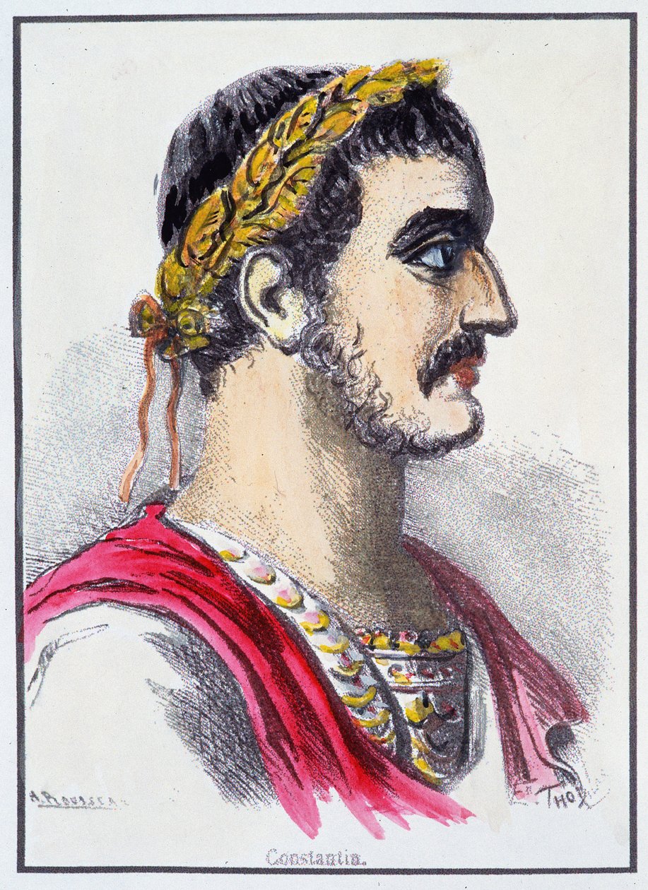 Konstantin, Roma İmparatoru Portresi by Unknown artist