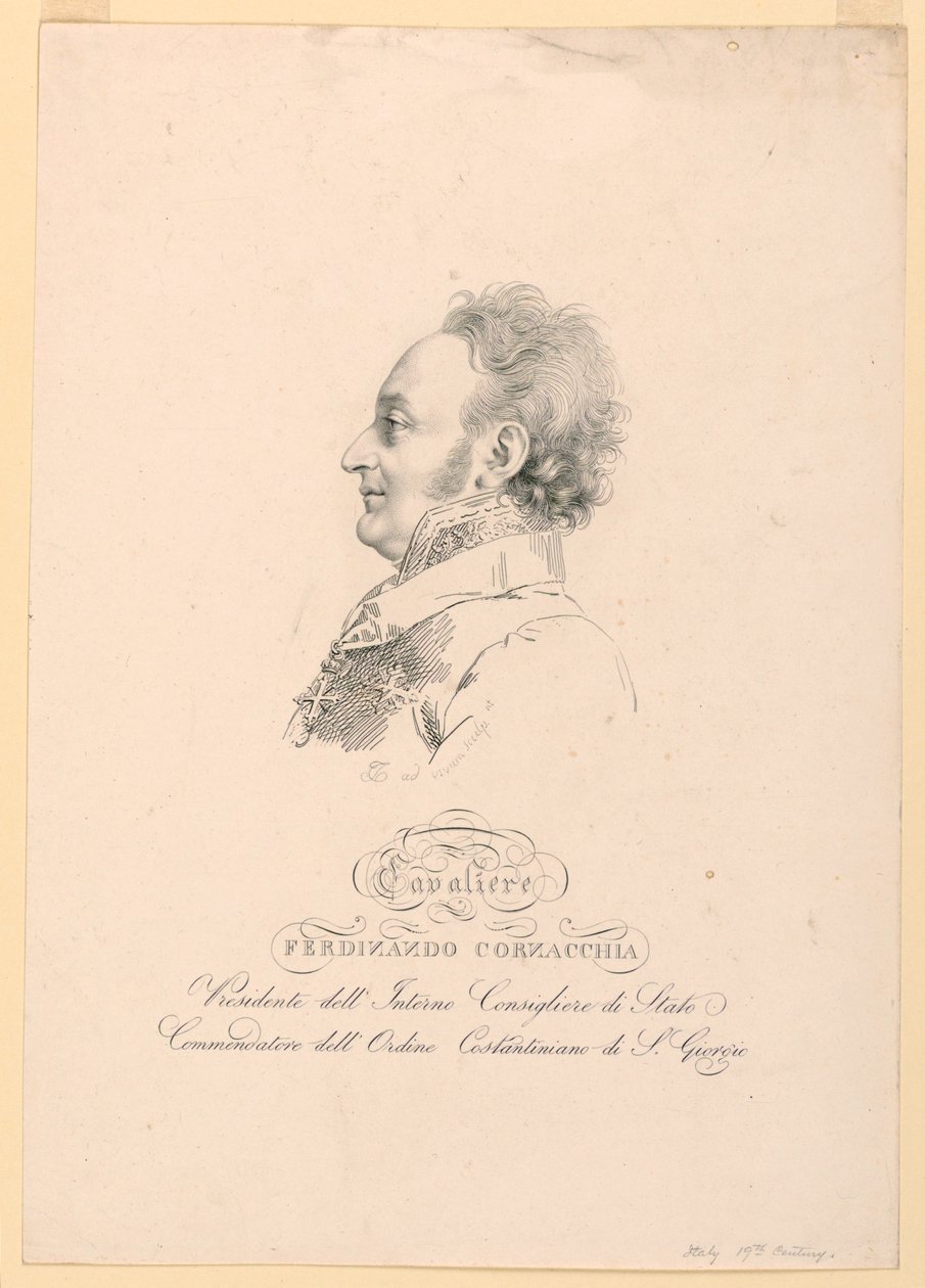 Ferdinando Cornacchia'nın Portresi by Unknown artist