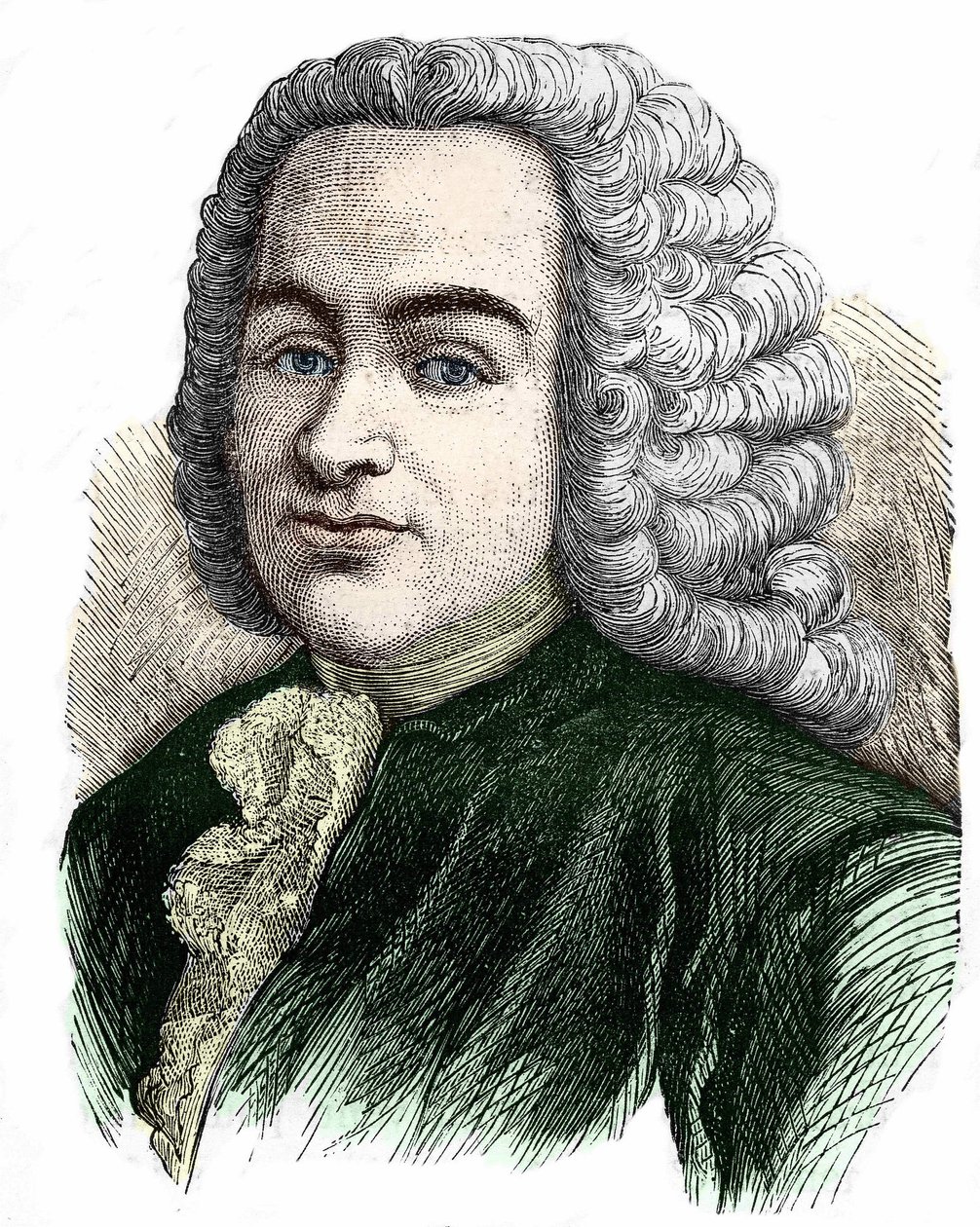 François Quesnay (1694-1774), Fransız doktor ve ekonomist portresi. by Unknown artist